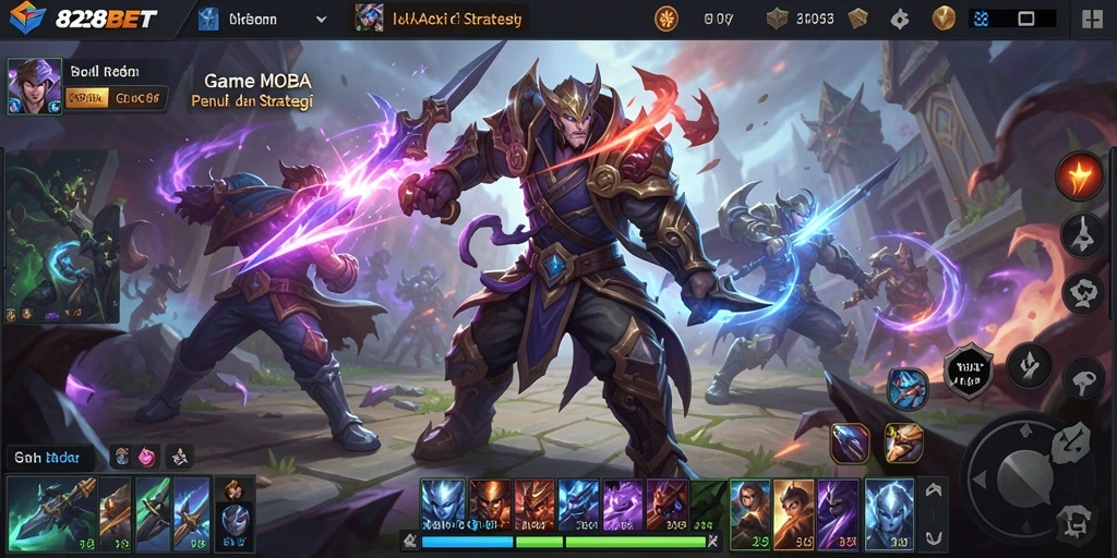 Tangkapan layar gameplay 828BET yang menegangkan dan penuh aksi.