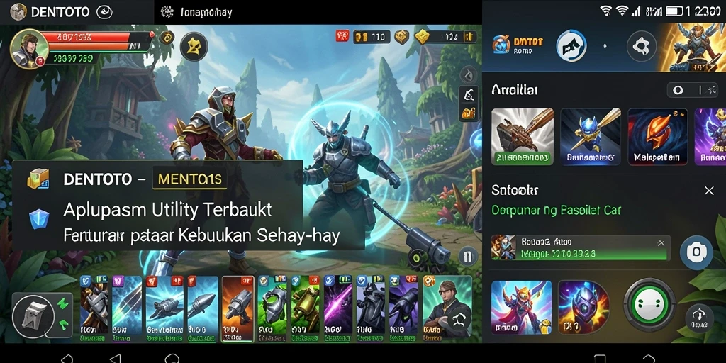 Tampilan antarmuka DENTOTO yang modern dan intuitif.