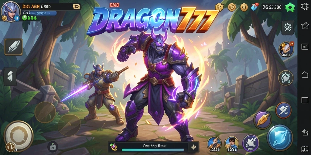 Screenshot menampilkan aksi seru dari gameplay TPS DRAGON777.