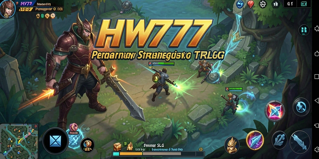 Tangkap layar gameplay HW777 yang menampilkan aksi strategi yang menarik.