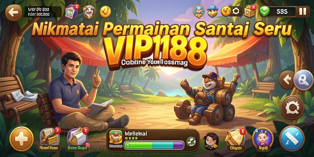 Screenshot gameplay VIP188 menampilkan momen permainan yang santai dan menyenangkan.